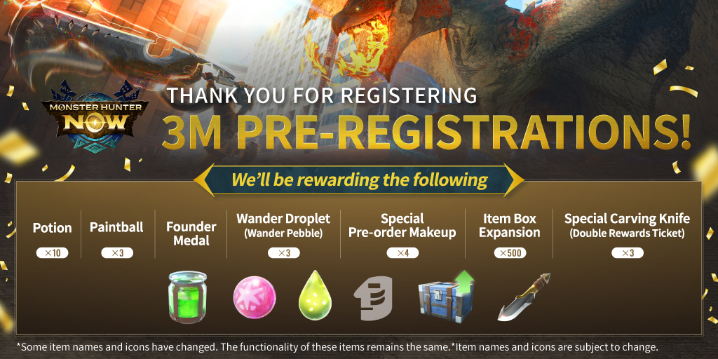 Monster Hunter Now How To Get Pre Register Rewards