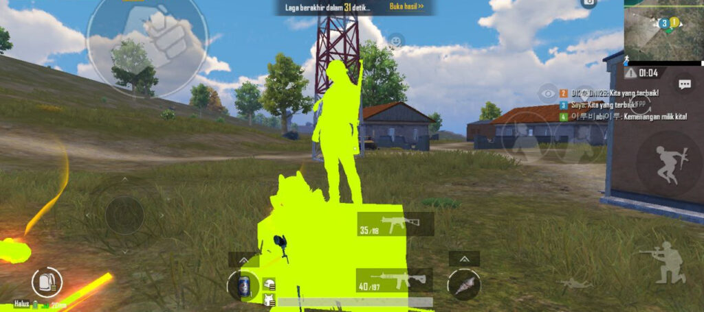 PUBG KR 2.8 Green Body Wall Hack MOD APK