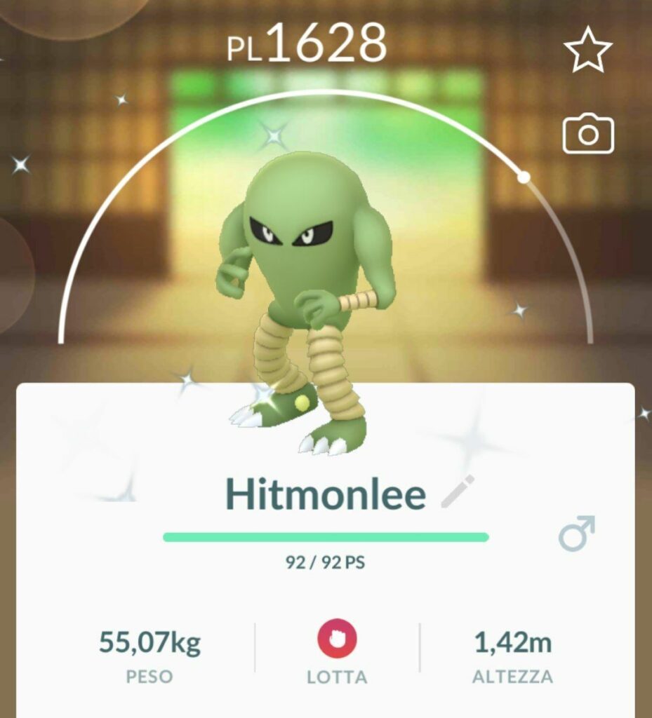 In Pokemon Go, obtaining Hitmonlee